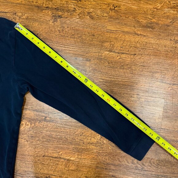 Burberry Brit Blue Nova Check Logo Golf Casual Long Sleeve Polo Shirt‎ Men's XL - Picture 9 of 9